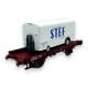 [HO] : Wagon UFR monoporteur + Remorque frigo « STEF », SNCF, Ep. III – WB650
