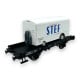 [HO] : Wagon UFR monoporteur + Remorque frigo « STEF », SNCF, Ep. III – WB651