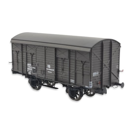 [HO] : Wagon ex-couvert primeur 20t PLM "VB", livrée brun 540, SNCF, Ep. III - WB741