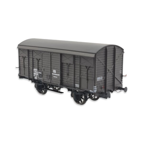 [HO] : Wagon ex-couvert primeur 20t PLM "VB", livrée brun 540, SNCF, Ep. III - WB741