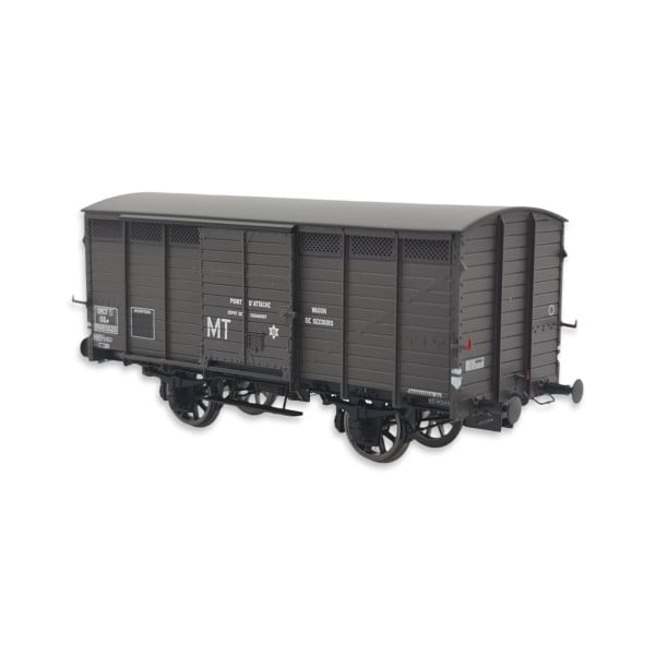 [HO] : Wagon ex-10T PLM "MT", livrée brun 540, SNCF, Ep. III - WB742