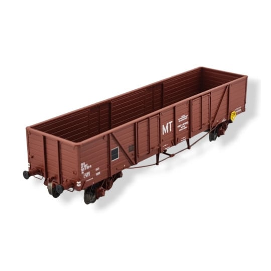 [HO] : Wagon TP tombereau, livrée marron avec marquage "MT", SNCF, Ep. IV - WB791