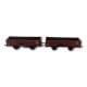 [HO] : Coffret de 2 wagons tombereaux 4 portes bois, rouge sidéros, PLM, Ep. II – WB814
