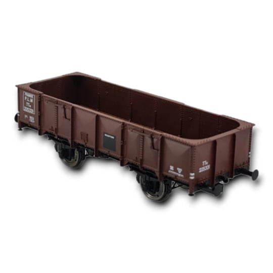 [HO] : Wagon tombereau 4 portes tôlée, rouge sidéros, PLM, Ep. II – WB815