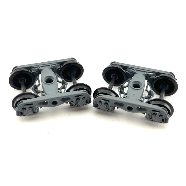 [HO] : Set de 2 bogies Y23 M gris moyen avec boîte ISNR x4  – XB-103-C-01