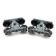 [HO] : Set de 2 bogies Y23 M gris moyen avec boîte ISNR x4  – XB-103-C-01