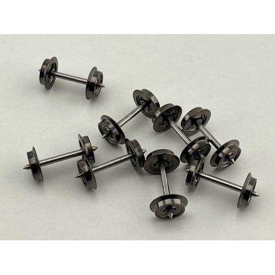 [HO] : Set de 8 essieux D9320 pour wagons TP pour système 3 rails (AC) – XB25108