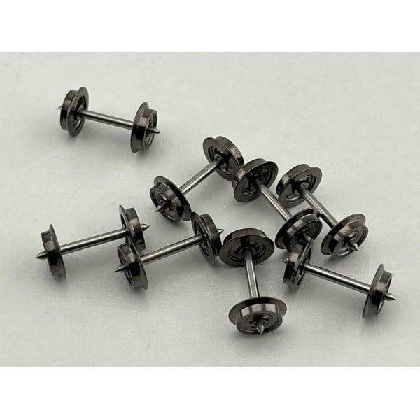 [HO] : Set de 8 essieux D9320 pour wagons TP pour système 3 rails (AC) – XB25108
