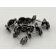 [HO] : Set de 8 essieux pour wagons OCEM D1050 pour système 3 rails (AC) – XB25008