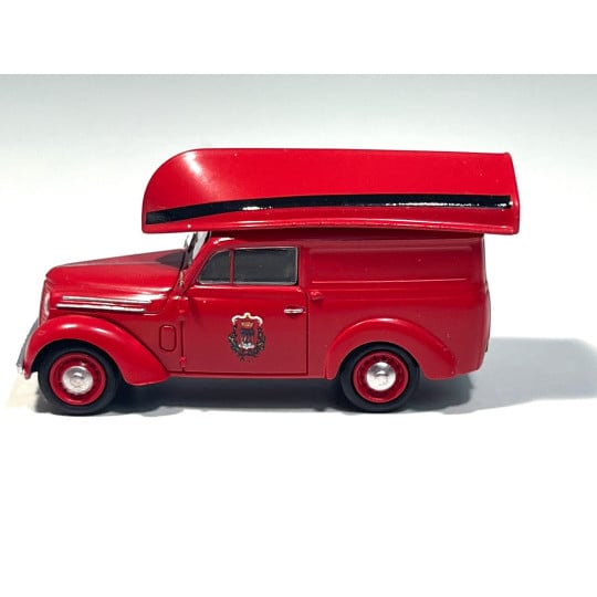 [HO] Voiture Renault Juvaquatre "Pompier" + barque - CB203