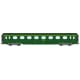 [HO] : Set de 3 voitures allégées ÉTAT « Saucisson » A8, B10 et A6d, vert 301, SNCF Ep. IV (Nouveaux N° de voitures) – VB499