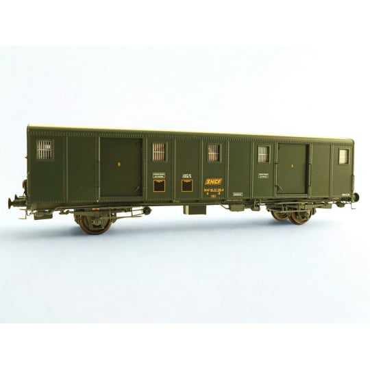 [HO] : Fourgon OCEM 30 ex ETAT, Feux de fin de convoi, SNCF, Ep. IV - VB115