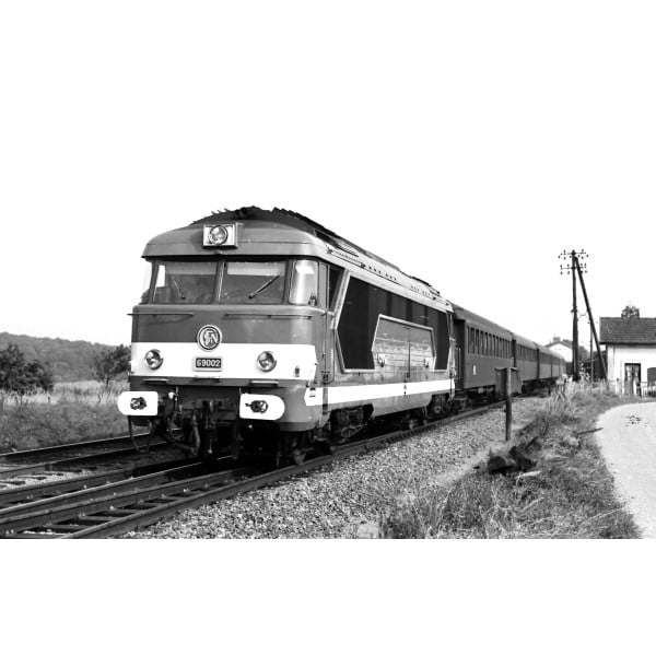 [HO] : Locomotive diesel BB 69002, Dépôt de Chalindrey, Ep. IV, DCC Sound - BB69002IVS