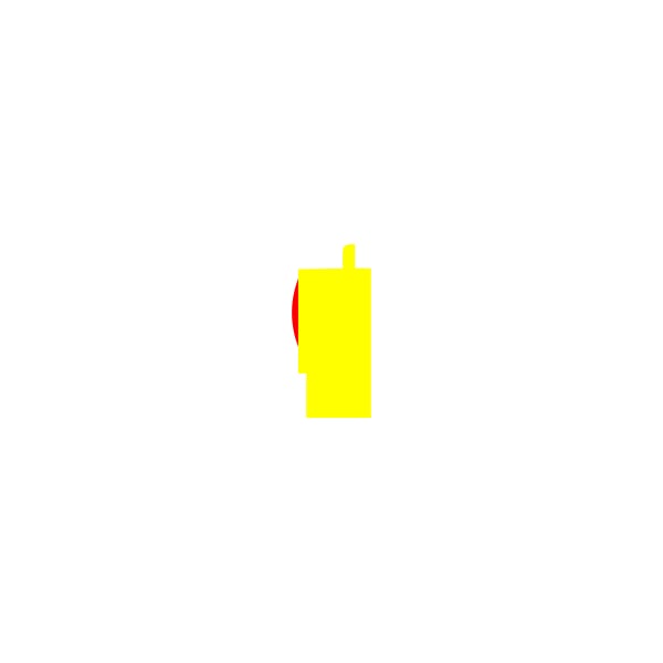 [HO] : Lanternes feux de fin de convoi moderne jaune, SNCF, Ep. IV-V [x 6] – XB501