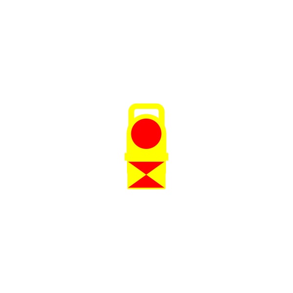 [HO] : Lanternes feux de fin de convoi moderne jaune, SNCF, Ep. IV-V [x 6] – XB501