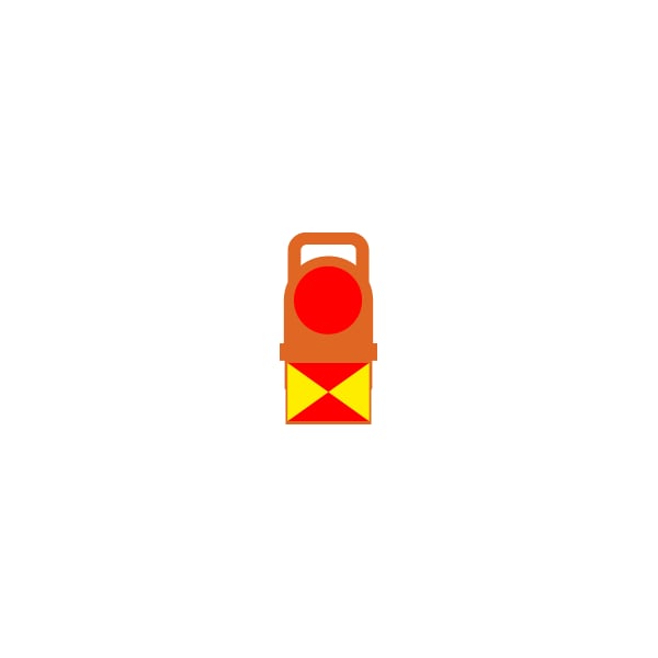 [HO] : Lanternes feux de fin de convoi orange, SNCF, Ep. VI [x 6] – XB554