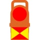 [HO] : Lanternes feux de fin de convoi orange, SNCF, Ep. VI [x 6] – XB554