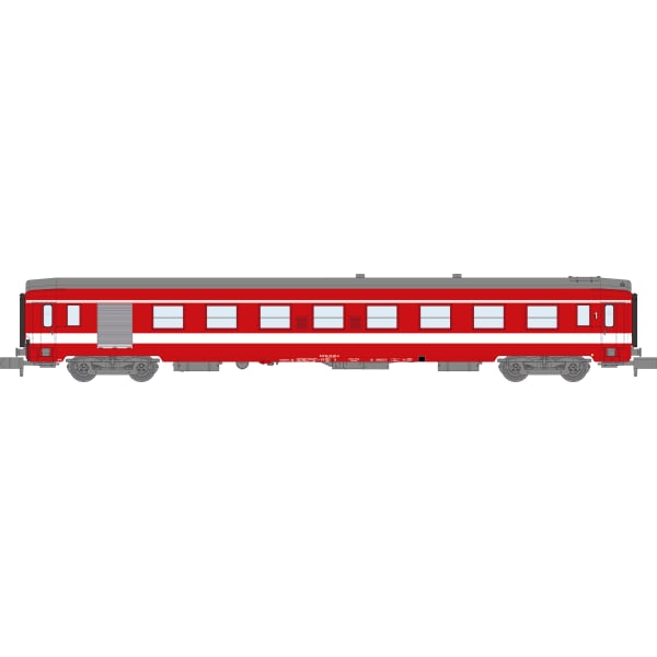 [N] : Voiture UIC A7D, Livrée rouge ex « Capitole », 3ème sous-série, Ep. IV – MIKADOTRAIN NW343