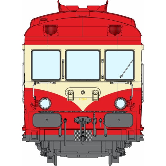 [HO] : Autorail X2913 Jupé, 1ère classe Origine, VAISE, SNCF, Ep. IV, Analogique - MB229