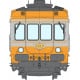 [HO] : Autorail RGP 2 X-2706 Moderne Orange-Béton, Ep. IV-V, Analogique - MB175