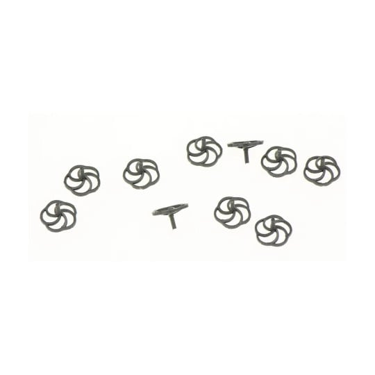 [HO] : Volants de frein pour wagons TP USA, gris [x 10] – XB528