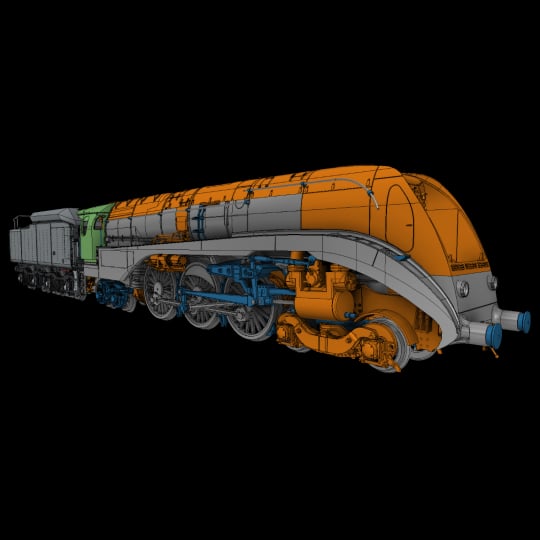 [HO] : Locomotive à vapeur 232-R-1, Etat fin de carrière, Ep. III, SNCF, DCC Sound – 232R1S