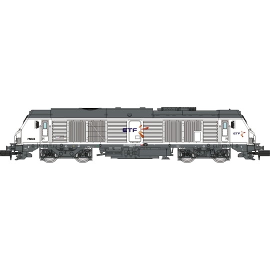 [N] : Locomotive diesel BB 75024 ETF livrée blanche, Ep. VI, Analogique – MIKADOTRAIN NW295