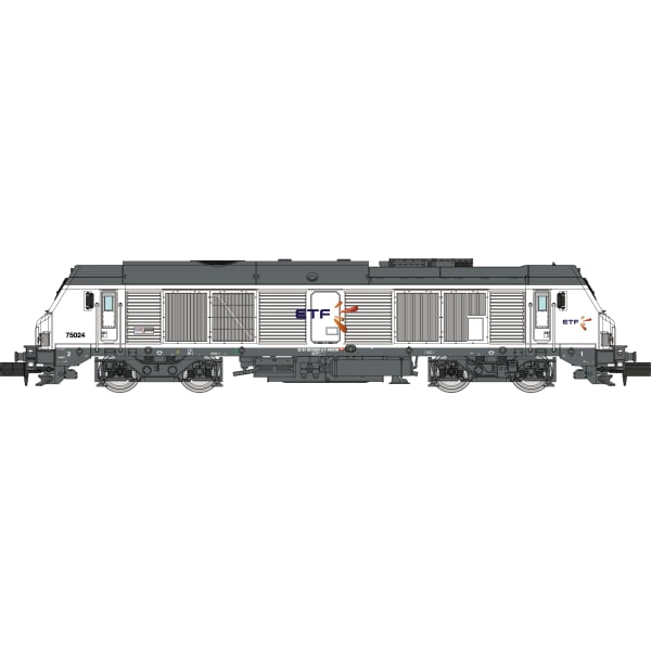 [N] : Locomotive diesel BB 75024 ETF livrée blanche, Ep. VI, Analogique – MIKADOTRAIN NW295