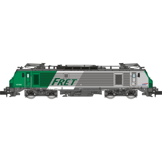 [N] : Locomotive électrique BB 27063 livrée FRET, SNCF, Ep. V-VI, Analogique – MIKADOTRAIN NW296