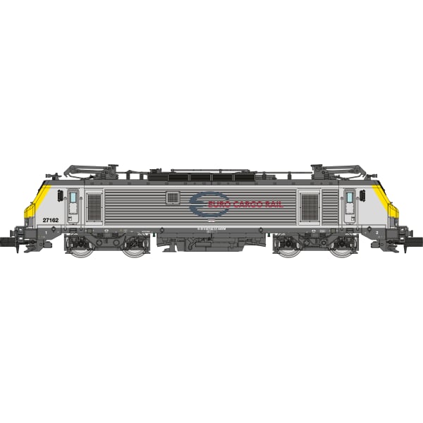 [N] : Locomotive électrique BB 27162 EURO CARGO RAIL, Ep. VI, Analogique – MIKADOTRAIN NW298