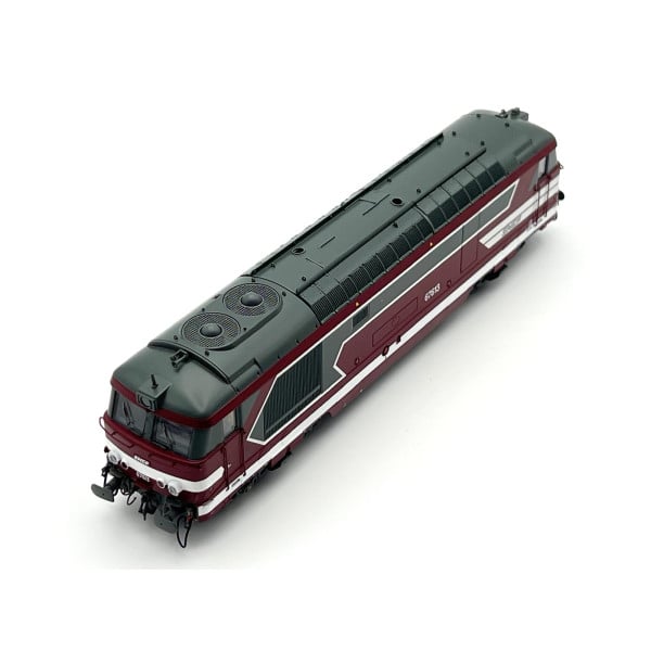 [HO] : Locomotive diesel BB 67613, Livrée Rouge Capitole, CMR, Ep. VI, Analogique - MB243