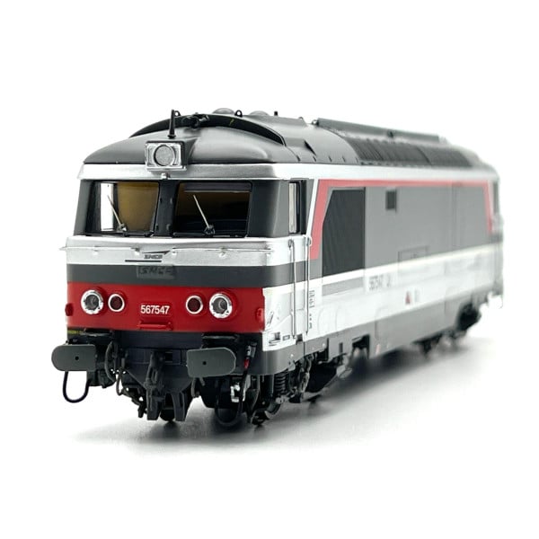 [HO] : Locomotive diesel BB 67547 Livrée Multiservice, Logos Casquette, NEVERS, Ep. V-VI, Analogique - MB251