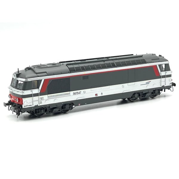 [HO] : Locomotive diesel BB 67547 Livrée Multiservice, Logos Casquette, NEVERS, Ep. V-VI, Analogique - MB251