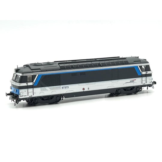 [HO] : Locomotive diesel BB 67373 Bleue ISABELLE, Rennes, Ep. V-VI, DCC Sound - MB154S
