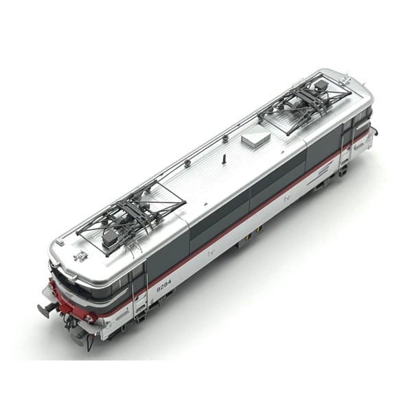 [HO] : Locomotive électrique BB 9284, livrée Multiservice, dépôt de Tours-Saint-Pierre, Ep. V, SNCF, Analogique - MB177