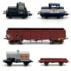 [HO] : Coffret MOYSE industriel + Y-2269 + 3 wagons de marchandises, Ep. IV, Analogique - CN4