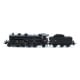 [HO] : Locomotive à vapeur 141 C 579 + Tender 23 m³ 23.180 Noire, Ep. III, Analogique - REE MB158