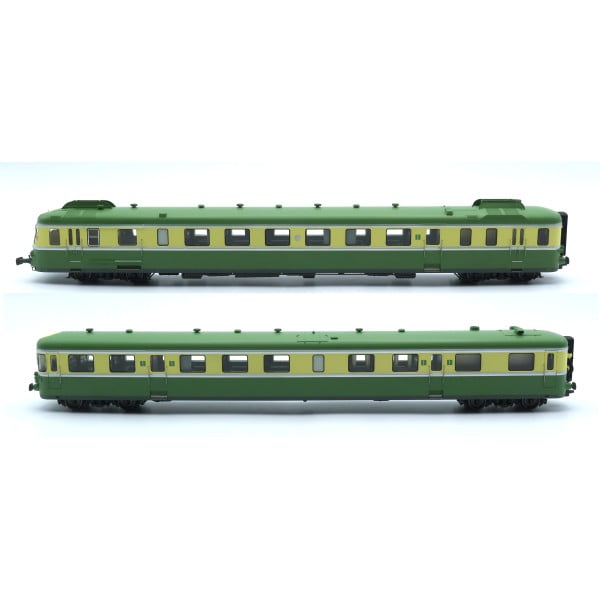 [HO] : Autorail RGP 2 X-2705 vert, Lyon-Vaise, Ep. III, Analogique - MB172