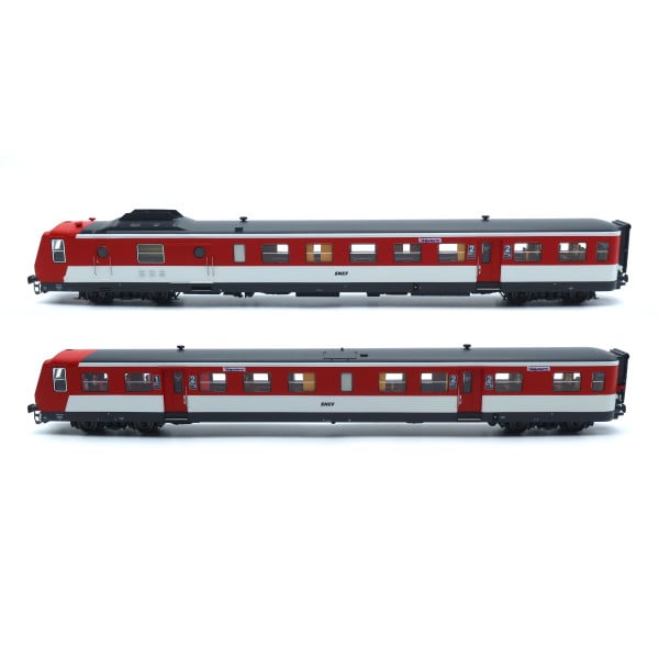[HO] Autorail RGP 1 X-2730 modernisé Rouge, DCCS - MB191S