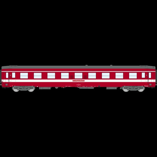 CAPITOLE - Coffret 3 voitures UIC (3xA9, 1xA7D Livrée Rouge