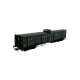 [HO] : Fourgon à bogies Ex PLM avec vigie, Vert 306 à toit noir, SNCF, Ep. III – VB358