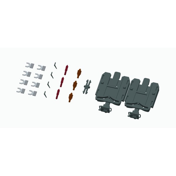 [HO] Sachet de détaillage TGV PSE "orange" - M022SP05