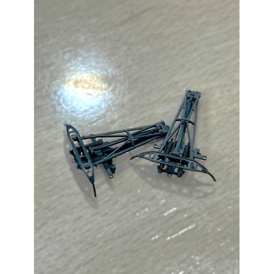 [HO] : Set de 2 pantographes AMDE 25KV - TGV (archet en acier) - ANALOGIQUE - XB806