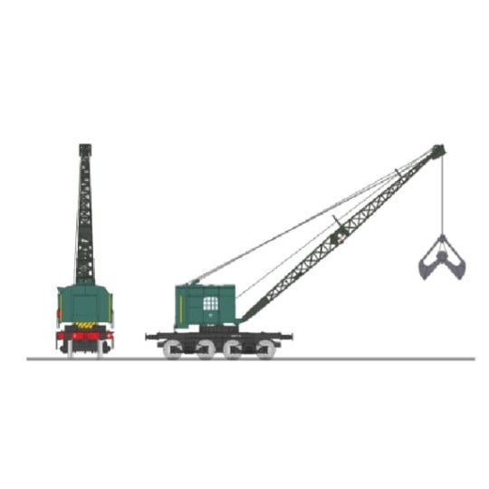 [HO] : Grue BONDY sur bogies SNCF, Région NORD – WB793