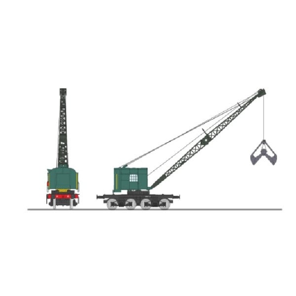 [HO] : Grue BONDY sur bogies SNCF, Région SUD-OUEST – WB795
