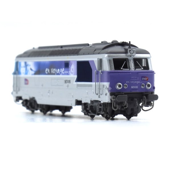 [N] : Locomotive diesel BB 67416 livrée “En Voyage”, Nevers, SNCF Ep. V-VI, Analogique - MIKADOTRAIN NW337