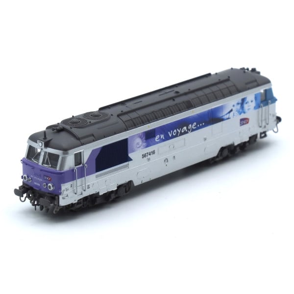 [N] : Locomotive diesel BB 67416 livrée “En Voyage”, Nevers, SNCF Ep. V-VI, Analogique - MIKADOTRAIN NW337