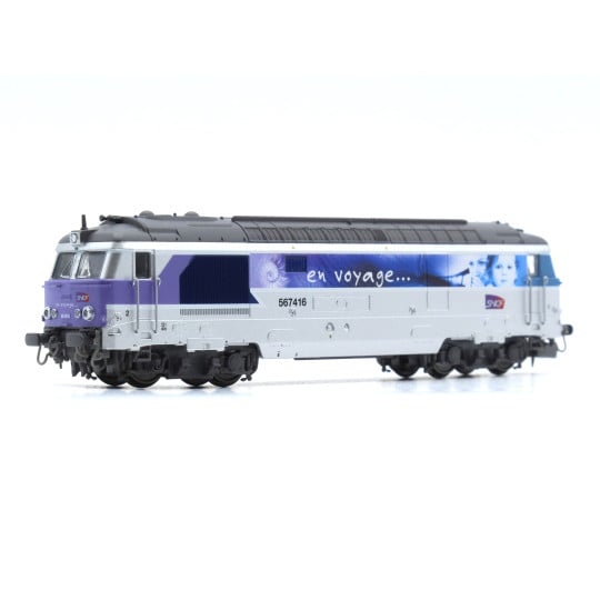 [N] : Locomotive diesel BB 67416 livrée “En Voyage”, Nevers, SNCF Ep. V-VI, DCC Sound - MIKADOTRAIN NW337S