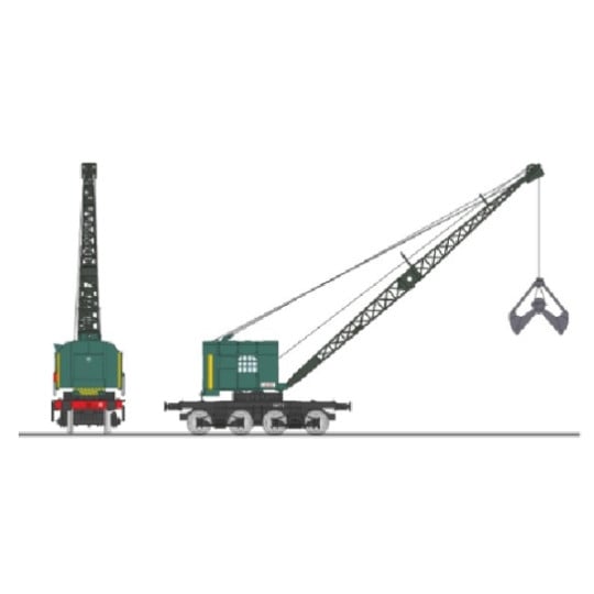 [HO] : Grue BONDY sur bogies SNCF, Région SUD-EST – WB796