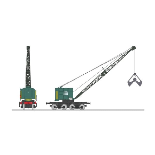 [HO] : Grue BONDY sur bogies SNCF, Région SUD-EST – WB796
